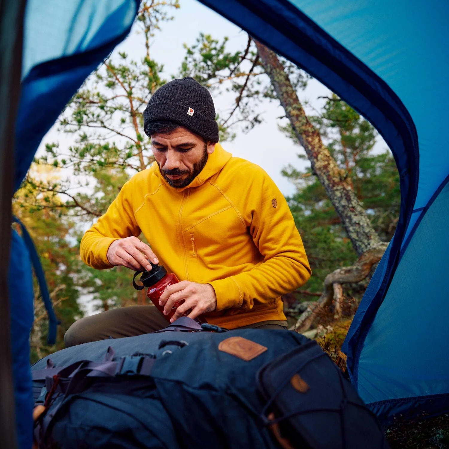 Abisko Grid Fleece Hoodie M - Image 14