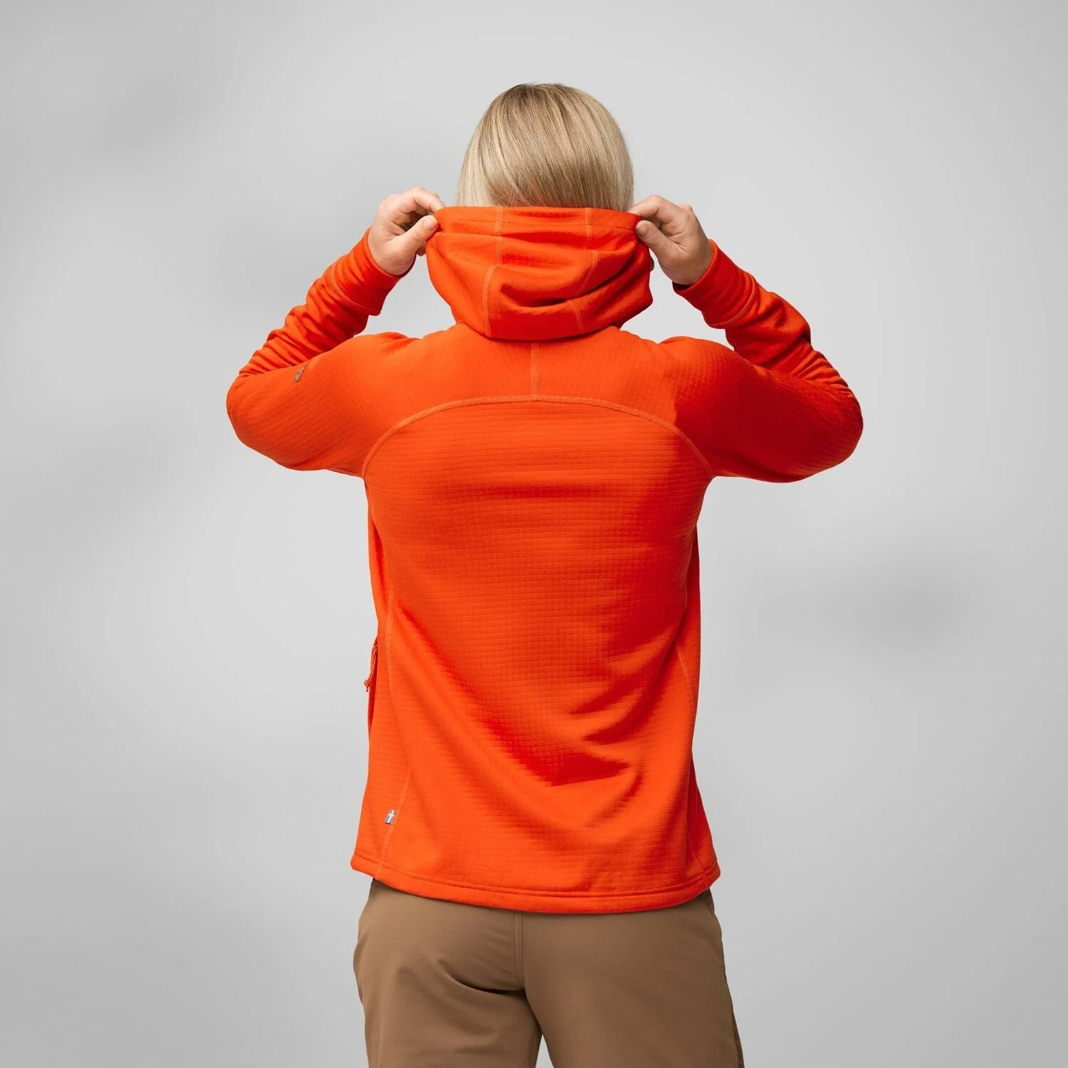 Abisko Grid Fleece Hoodie W - Image 3