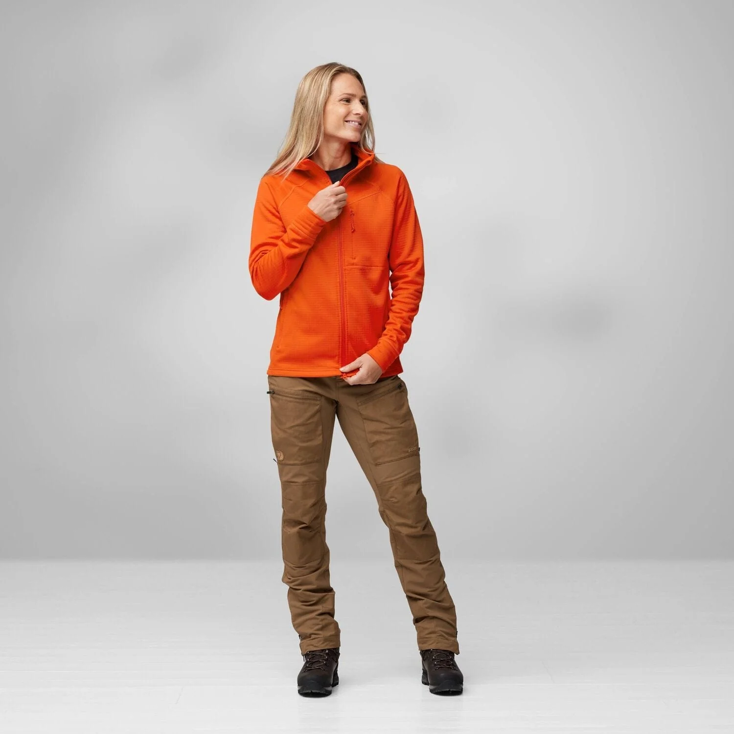 Abisko Grid Fleece Hoodie W - Image 5