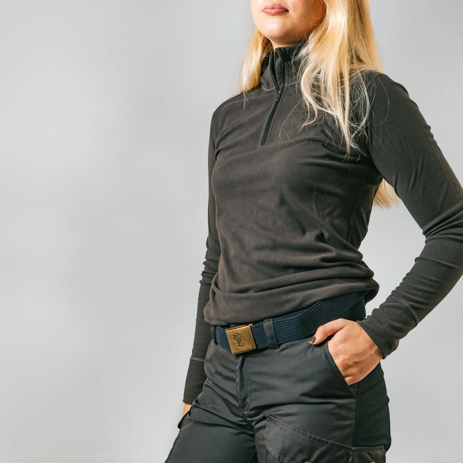 Canvas Brass Belt 4cm - Image 6